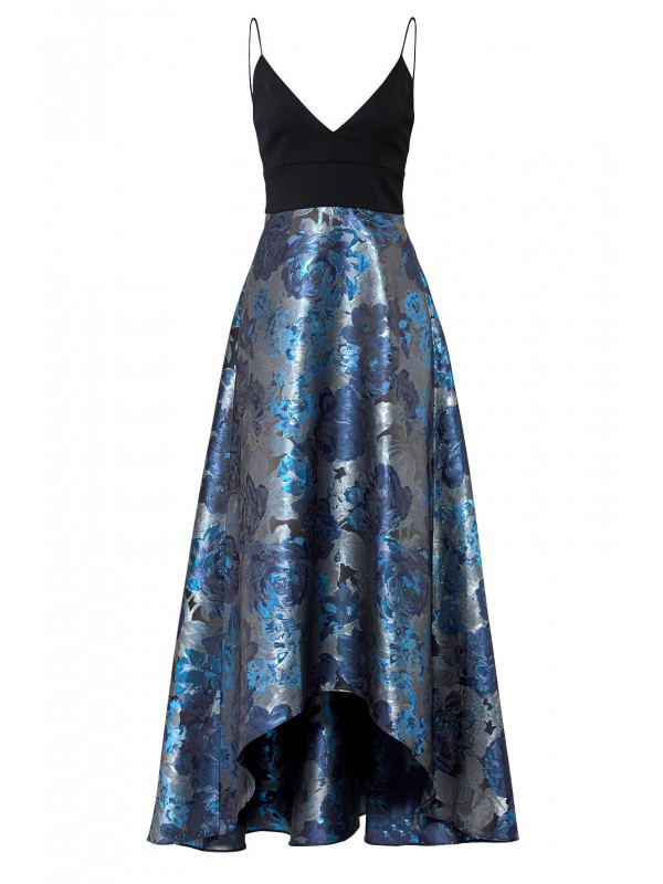 Blue Floral Gown