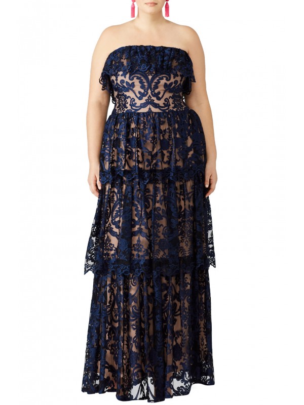 Midnight Lace Gown