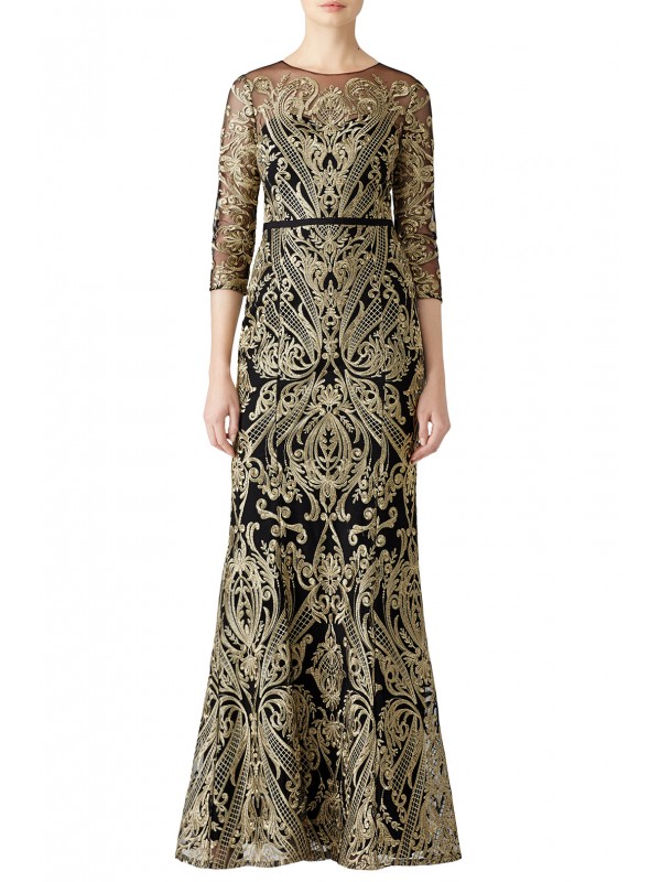 Moises Embroidered Gown