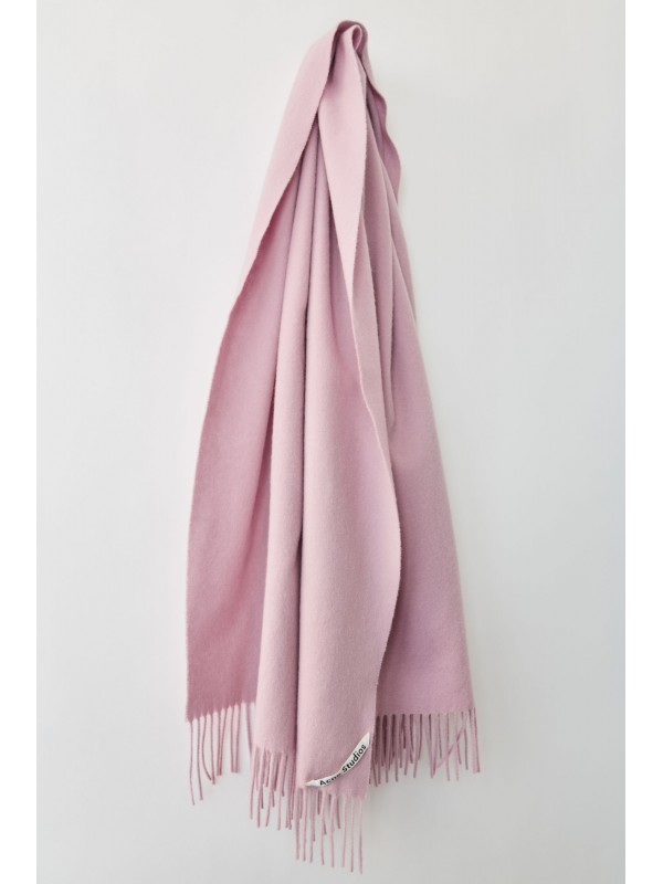 Fringed scarf lilac purple