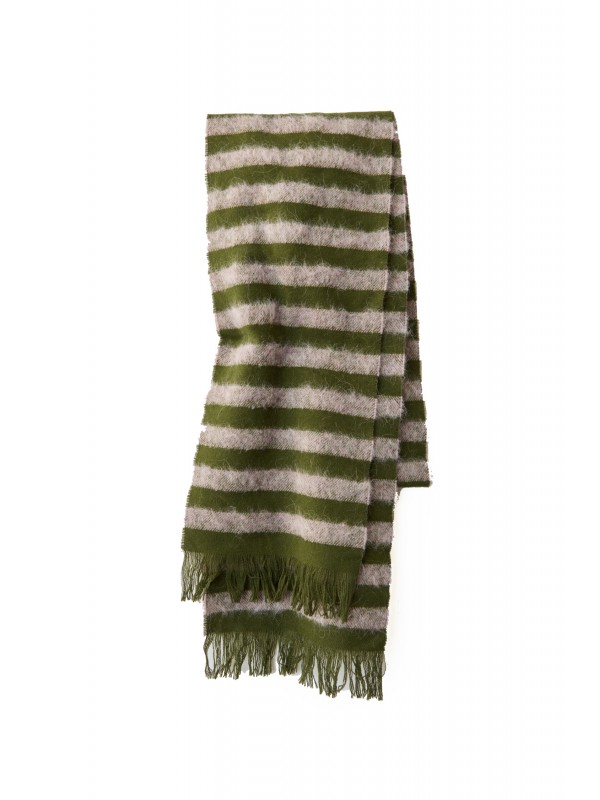 Striped scarf lilac